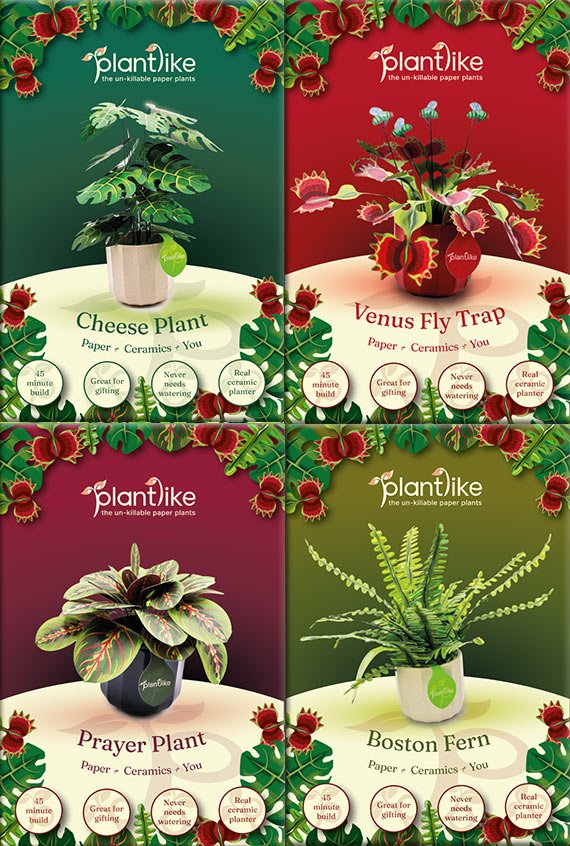 Plantlike retail packaging